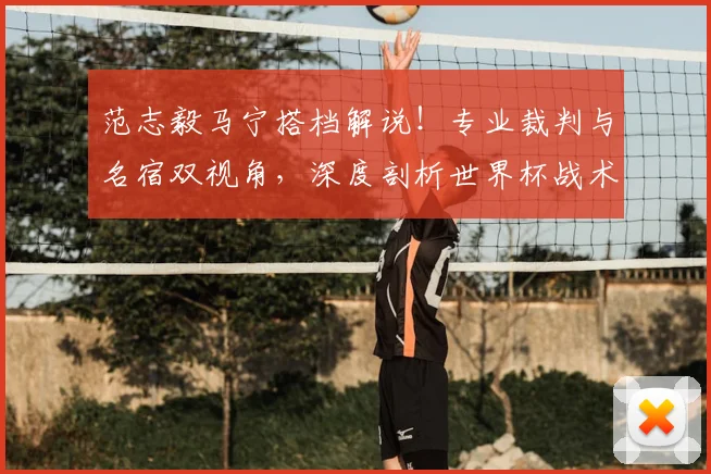 范志毅马宁搭档解说!专业裁判与名宿双视角,深度剖析世界杯战术瞬间